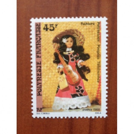 POLYNESIE NUM 308 ** MNH Folklore ANNEE 1988