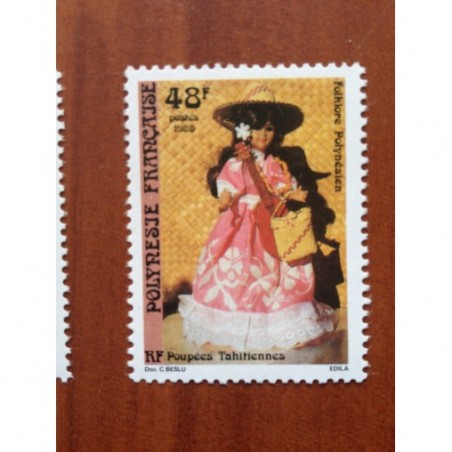 POLYNESIE NUM 309 ** MNH Folklore ANNEE 1988