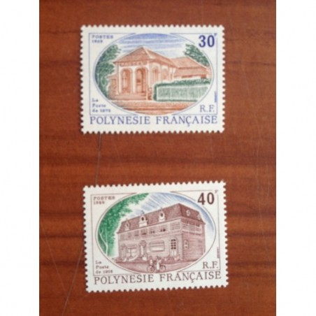 POLYNESIE NUM 322-323 ** MNH Poste ANNEE 1988