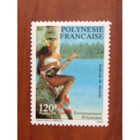 POLYNESIE NUM 331 ** MNH Ukulele ANNEE 1989