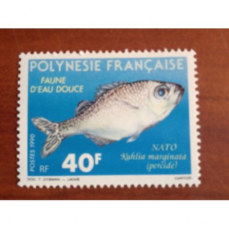 POLYNESIE NUM 352 ** MNH Faune Poisson fish ANNEE 1990