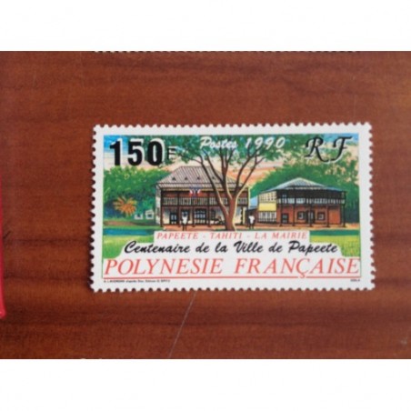 POLYNESIE NUM 358 ** MNH Ville de Papeete ANNEE 1990