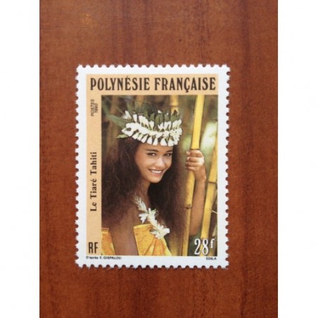 POLYNESIE NUM 371 ** MNH Tiaré ANNEE 1990