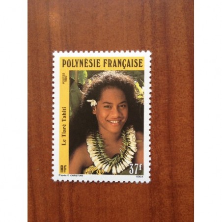 POLYNESIE NUM 373 ** MNH Tiaré ANNEE 1990