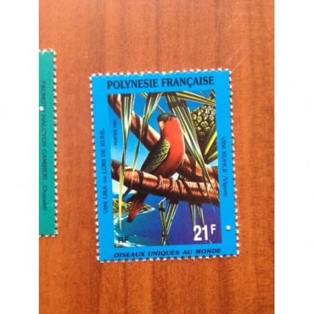 POLYNESIE NUM 384 ** MNH Faune oiseau Bird ANNEE 1991