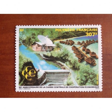 POLYNESIE NUM 394 ** MNH Voilier Japon ANNEE 1991