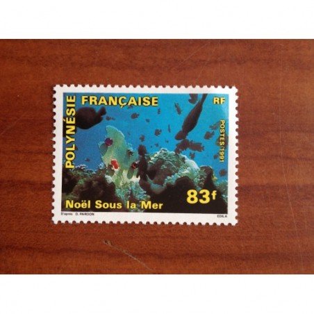 POLYNESIE NUM 397 ** MNH Noel ANNEE 1991