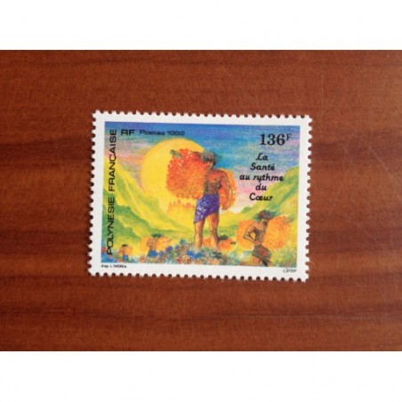 POLYNESIE NUM 408 ** MNH Cur Santé ANNEE 1992