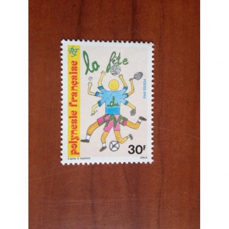 POLYNESIE NUM 436 ** MNH Fete du sport ANNEE 1993