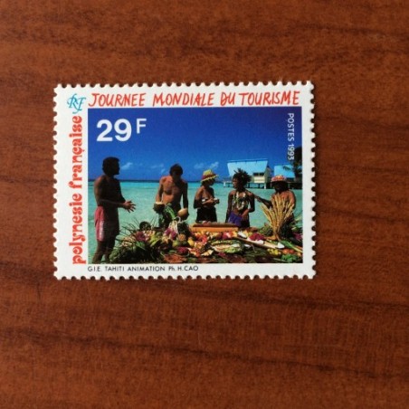 POLYNESIE NUM 480B ** MNH Tourisme ANNEE 1995