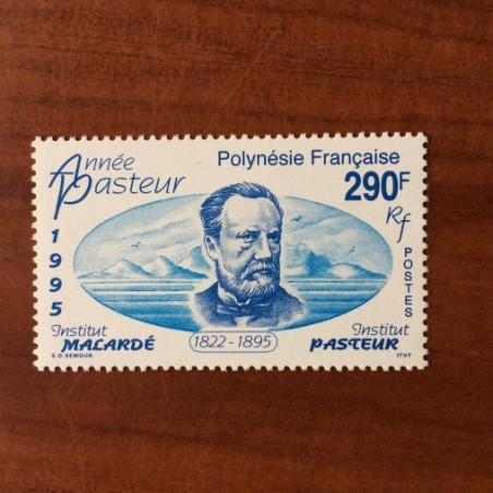 POLYNESIE NUM 481 ** MNH Pasteur ANNEE 1995