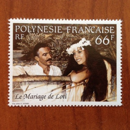 POLYNESIE NUM 482 ** MNH Pierre Loti Vahiné  ANNEE 1995