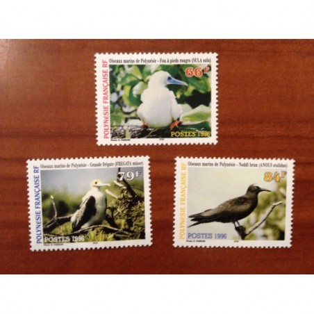 POLYNESIE NUM 510-512 ** MNH Faune Oiseau Bird ANNEE 1996