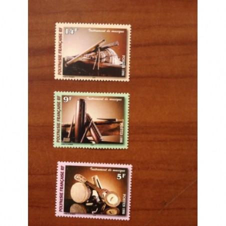 POLYNESIE NUM 513-515 ** MNH Musique ANNEE 1996