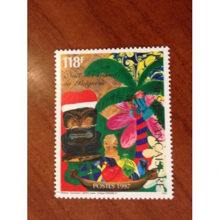 POLYNESIE NUM 554 ** MNH Noel  ANNEE 1997