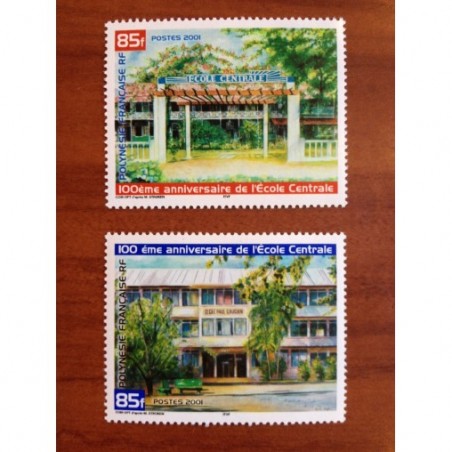 POLYNESIE NUM 631-632 ** MNH  ANNEE 2001