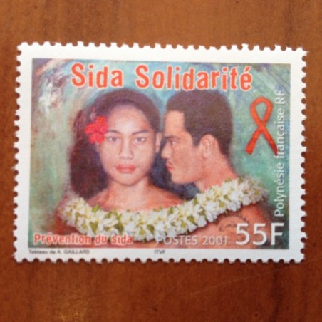 POLYNESIE NUM 650 ** MNH Sida ANNEE 2001