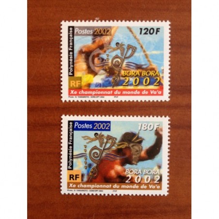 POLYNESIE NUM 661-662 ** MNH  ANNEE 2002