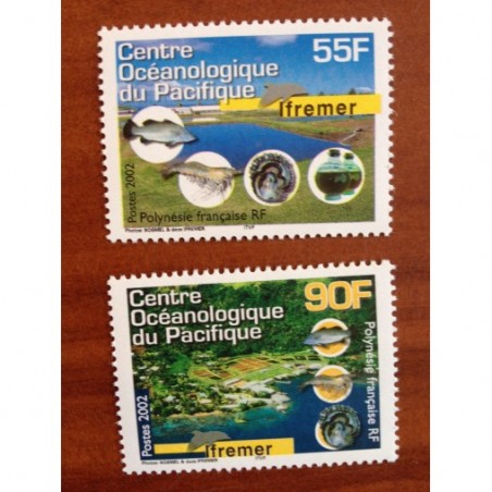 POLYNESIE NUM 674-675 ** MNH  ANNEE 2002