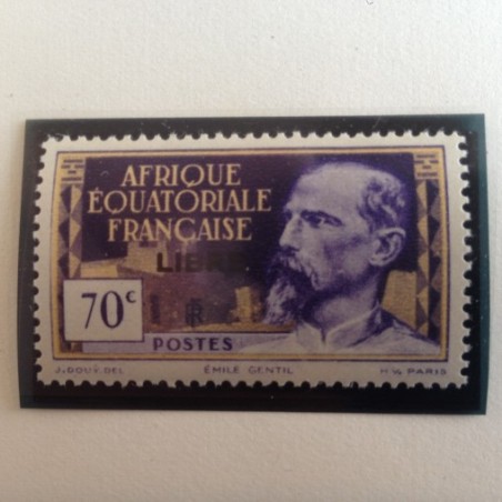 AEF 111 ** MNH France Libre en 1940