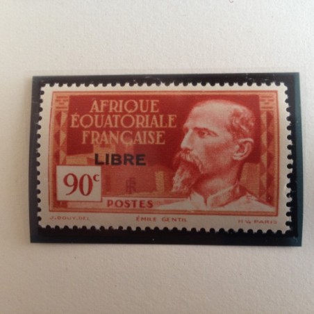 AEF 114 ** MNH France Libre en 1940