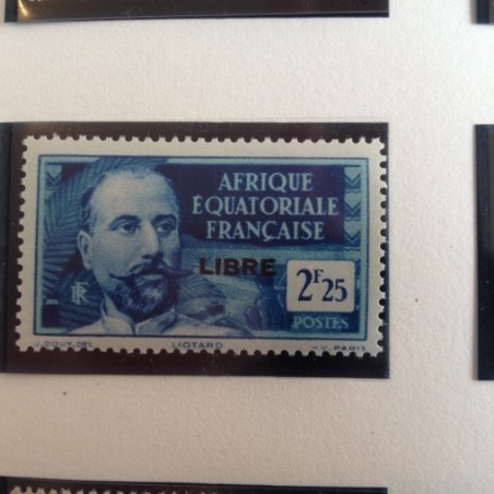 AEF 122 ** MNH France Libre en 1940