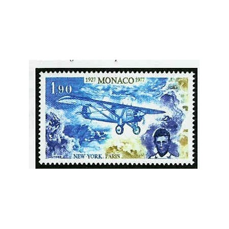 Monaco Num 1096 ** MNH Spirit of st Louis Lindberg année 1977