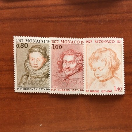 Monaco Num 1098-1100 ** MNH  PP rubens année 1977