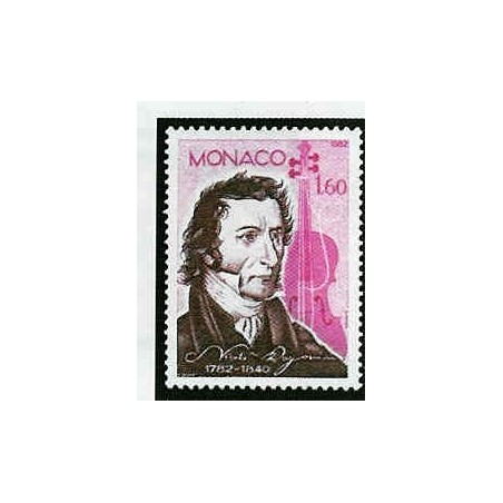 Monaco Num 1344 ** MNH Paganini  musique  année 1982