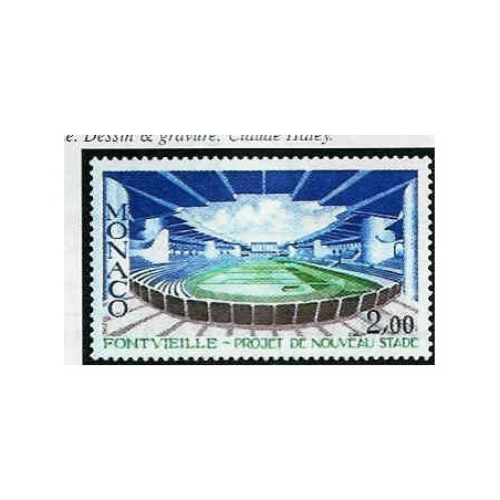 Monaco Num 1370 ** MNH Stade  année 1983