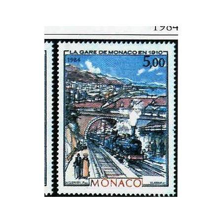 Monaco Num 1434 ** MNH Tableaux Belle epoque année 1984