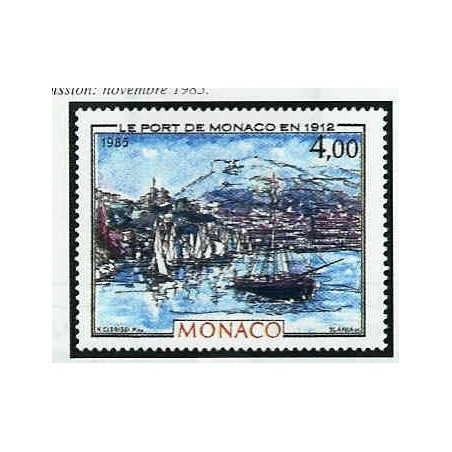 Monaco Num 1492 ** MNH Tableaux Belle epoque année 1985