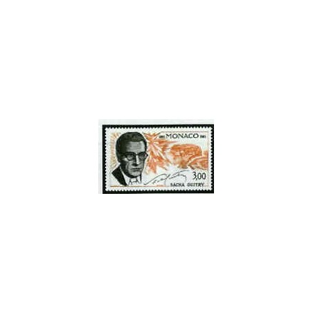 Monaco Num 1501 ** MNH Sacha Guitry année 1985