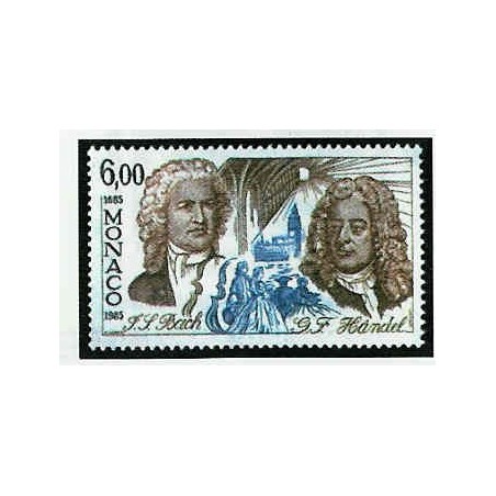 Monaco Num 1504 ** MNH Bach Haendel année 1985