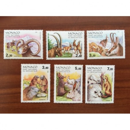 Monaco Num 1522-1527 ** MNH mercantour année 1986