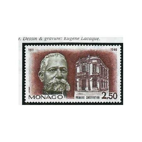 Monaco Num 1532 ** MNH année 1986