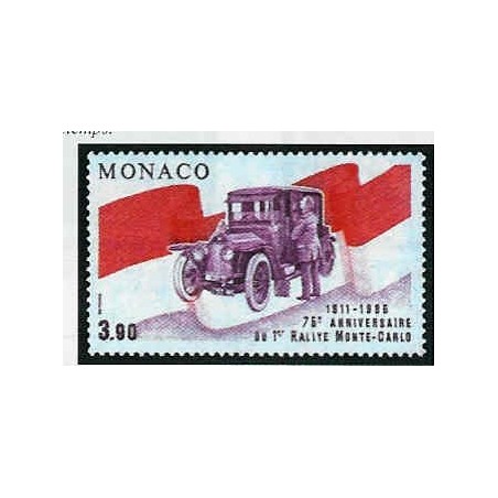 Monaco Num 1534 ** MNH Turcat Mery voiture année 1986