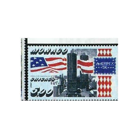 Monaco Num 1537 ** MNH Chicago année 1986