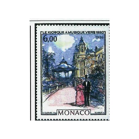 Monaco Num 1543 ** MNH Tableaux Belle epoque année 1986