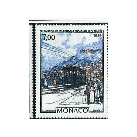 Monaco Num 1544 ** MNH Tableaux Belle epoque année 1986