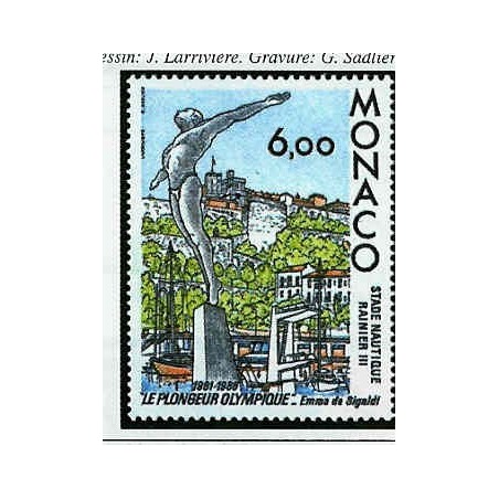 Monaco Num 1549 ** MNH Tableaux de Sigaldi année 1986