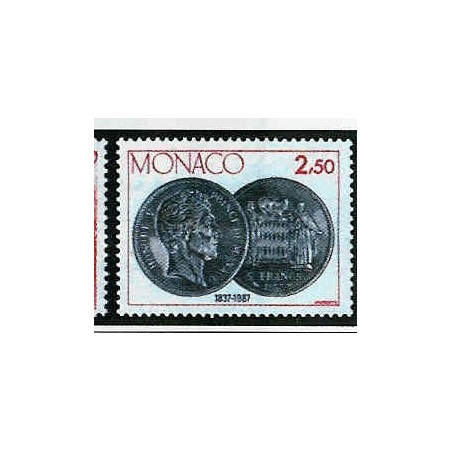 Monaco Num 1600 ** MNH Monnaie année 1987