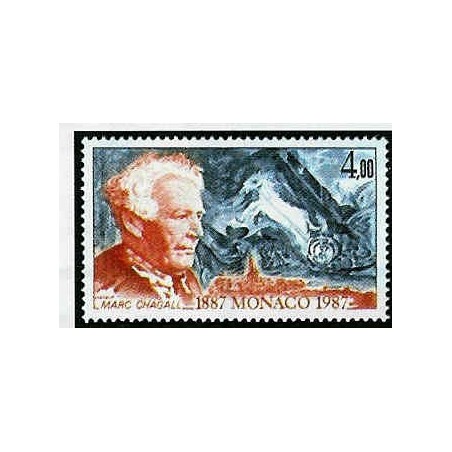 Monaco Num 1605 ** MNH Marc Chagall année 1987