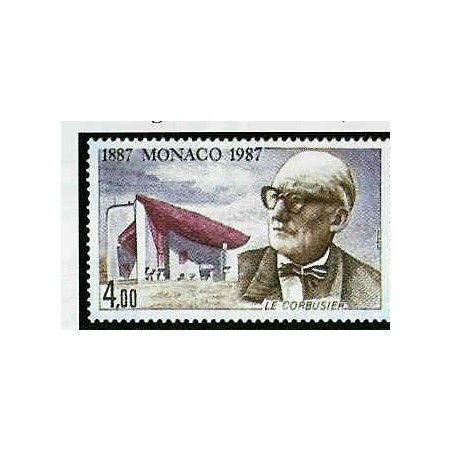 Monaco Num 1606 ** MNH Le Corbusier Architecture année 1987