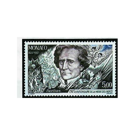 Monaco Num 1610 ** MNH Berlioz Musique année 1987