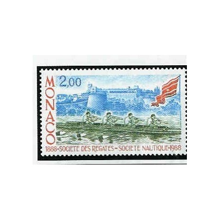 Monaco Num 1634 ** MNH Regate aviron année 1988