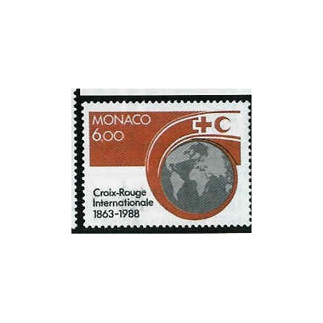 Monaco Num 1637 ** MNH Croix rouge année 1988