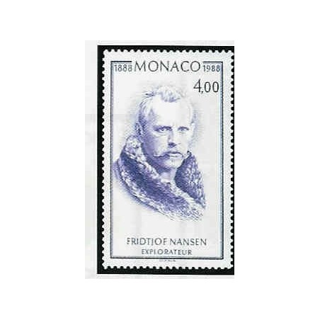 Monaco Num 1640 ** MNH Nansen polaire année 1988