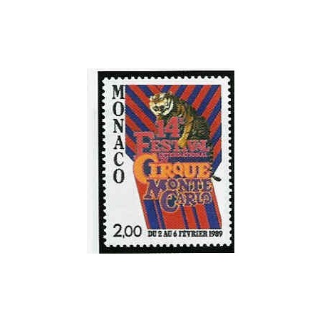 Monaco Num 1659 ** MNH Cirque année 1988