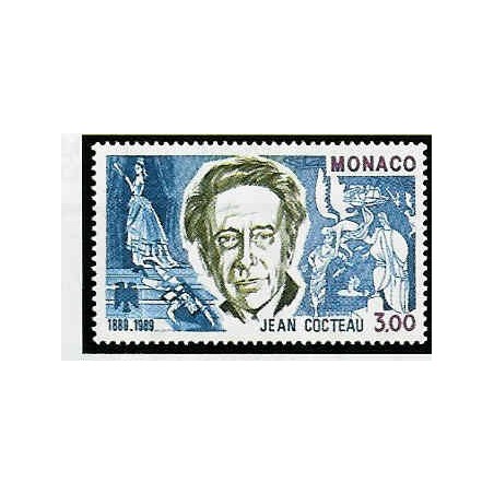 Monaco Num 1679 ** MNH Jean Cocteau  année 1989